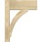 Ekena Millwork Thorton Block Rough Sawn Outlooker, Douglas Fir, 6"W x 14"D x 18"H OUT06X14X18THR05RDF - alternate 3
